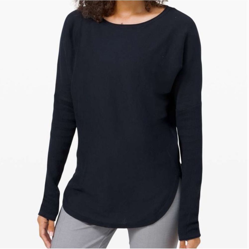 Lululemon Take It All In Sweater, Navy Blue
